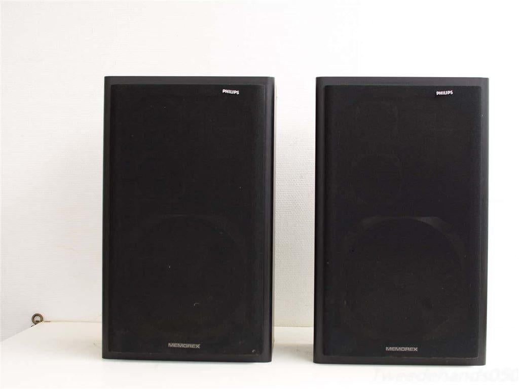 philips memorex 205 luidsprekers 26275, Audio, Tv en Foto, Philips, Gebruikt, Ophalen of Verzenden, 120 watt of meer