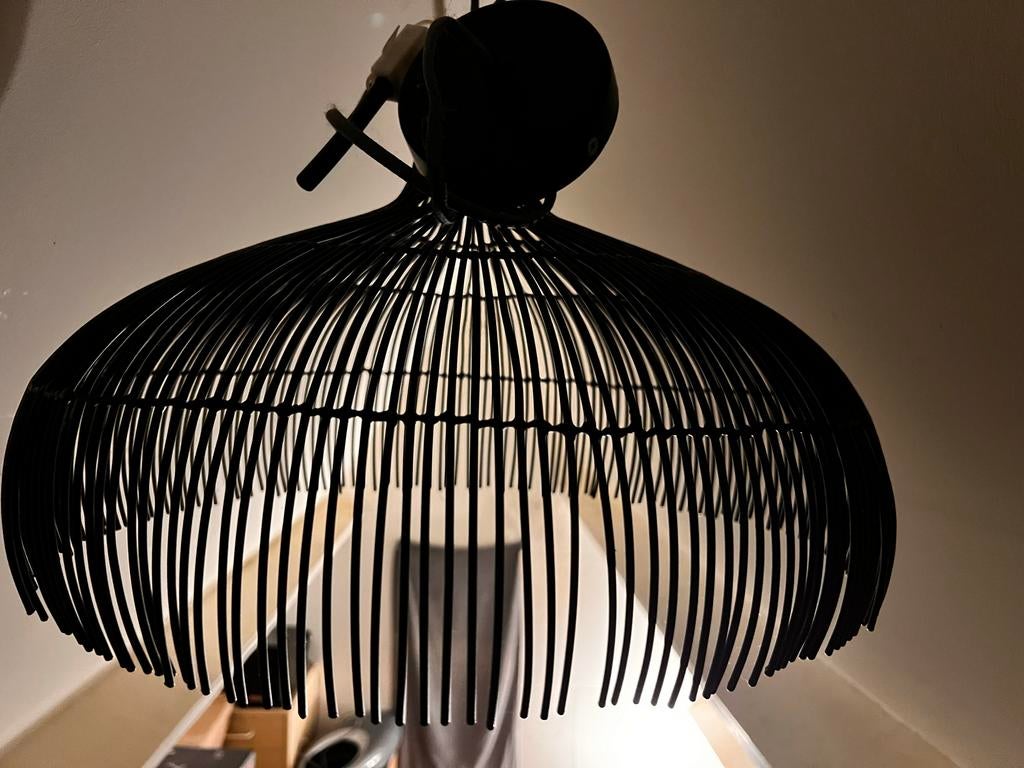 Stijlvolle Bodilson hanglamp - matzwart staal, Huis en Inrichting, Ophalen of Verzenden, Zo goed als nieuw, Metaal, Minder dan 50 cm