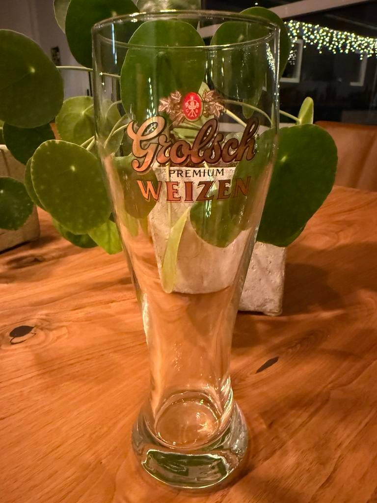 Grolsch weizen bier glas groot, Ophalen of Verzenden, Zo goed als nieuw