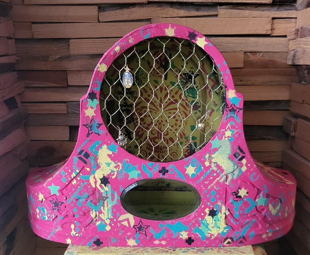 Mexicaans/Gedenkkastje/Altaarkastje/Kastje/Nicho, Ophalen of Verzenden