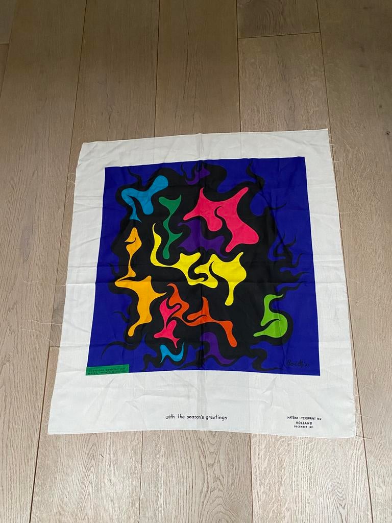 Hatema texoprint with the seasons greetings, Ophalen of Verzenden