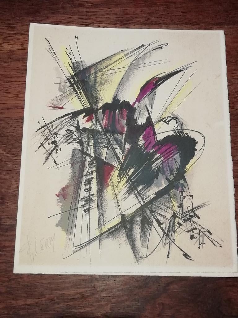 Roger Lersy - litho persoonlijk gesigneerd, Antiek en Kunst, Kunst | Litho's en Zeefdrukken, Ophalen