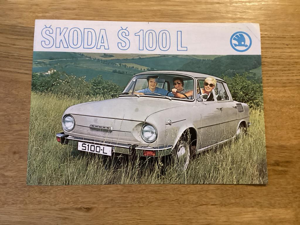 Škoda Š 100 L Leaflet, Ophalen of Verzenden
