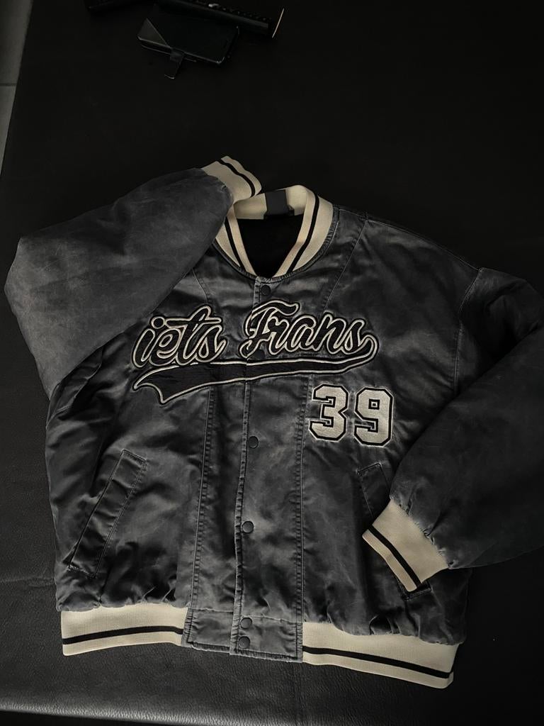 Iets frans bomberjas, Verzenden, Gedragen, Maat 36 (S), Grijs