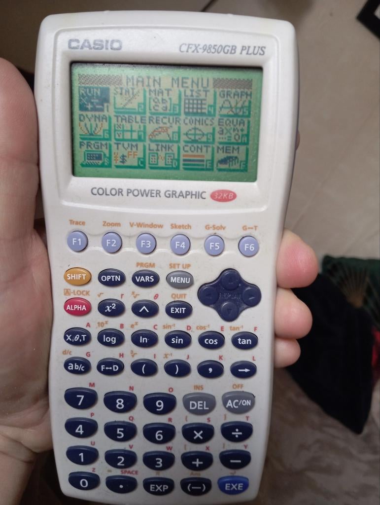 Casio CFX-9850GB Plus Grafische Rekenmachine, Ophalen of Verzenden, Zo goed als nieuw, HAVO, Wiskunde A