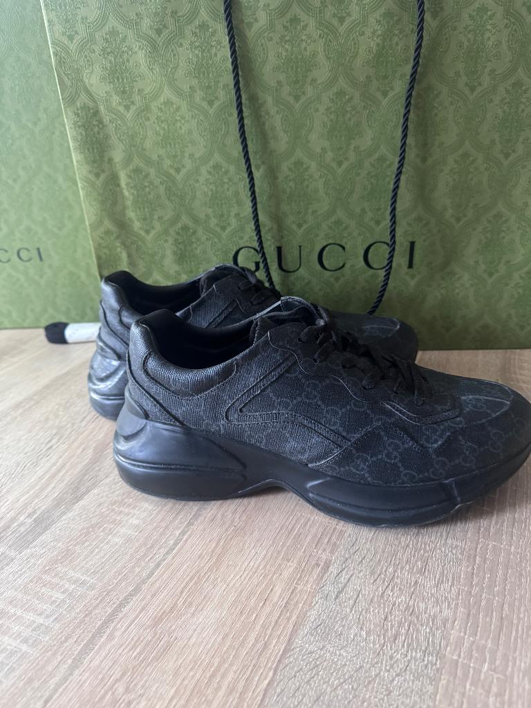 Gucci rhyton sneakers, Ophalen, Zwart, Gucci, Sneakers of Gympen