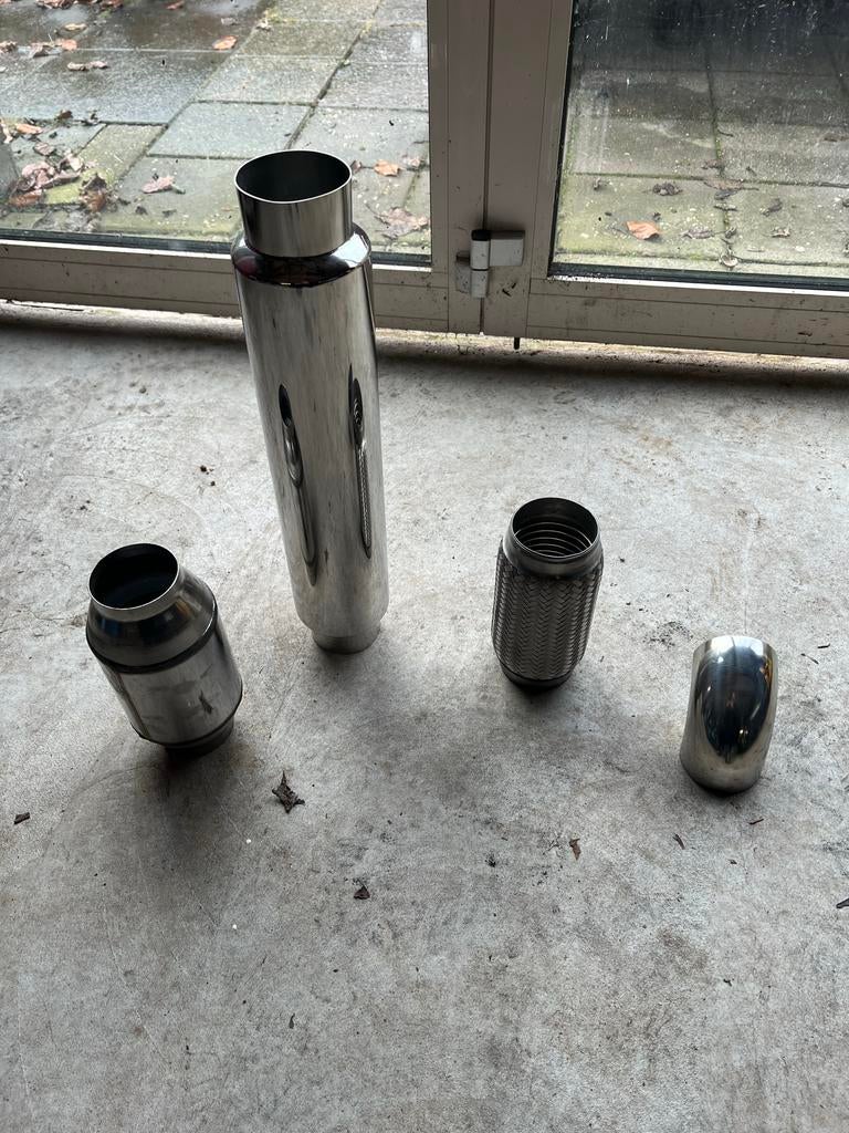 Uitlaat delen: Demper, bocht, flexibel stuk, katalysator, Ophalen of Verzenden, Gebruikt, Universele onderdelen