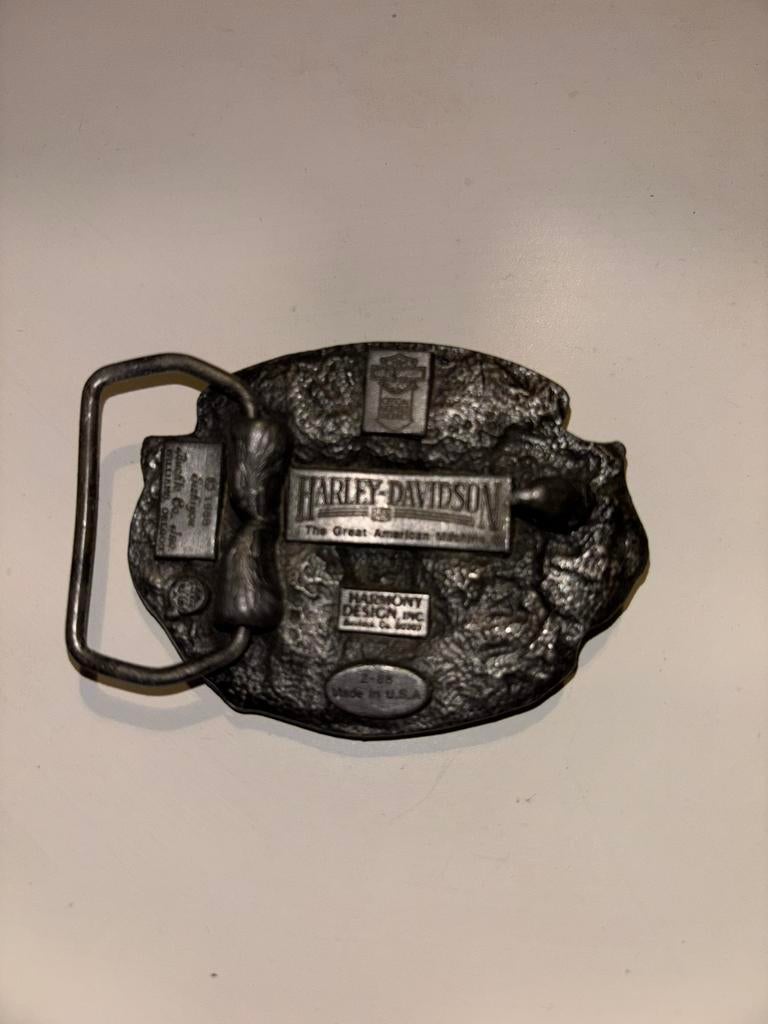 Harley davidson gesp, Kleding | Heren, Riemen en Ceinturen, Losse buckle of gesp, Overige kleuren, Ophalen of Verzenden, Zo goed als nieuw