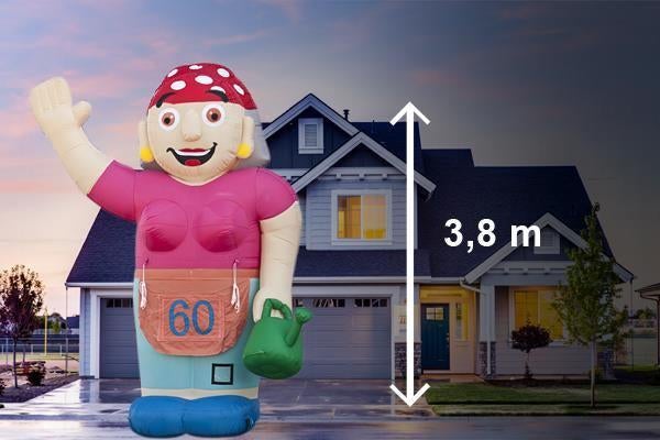 Sarah pop klusser met gieter te huur, landelijke bezorging m, Ophalen of Verzenden, Zo goed als nieuw, Abraham of Sarah