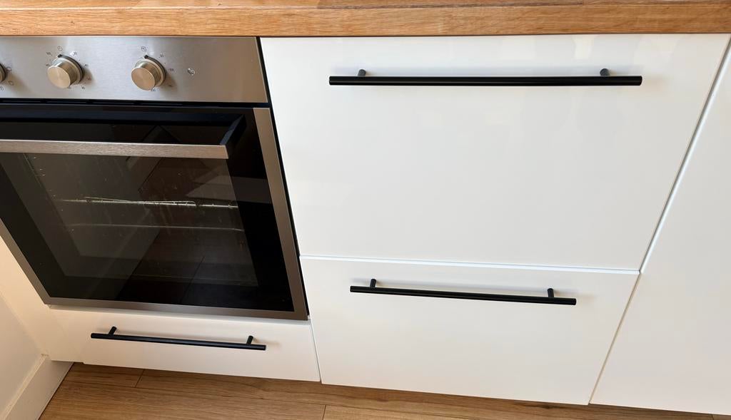 IKEA kastdeur met greep - diverse maten, Ophalen, Gebruikt, Wit, 50 tot 100 cm