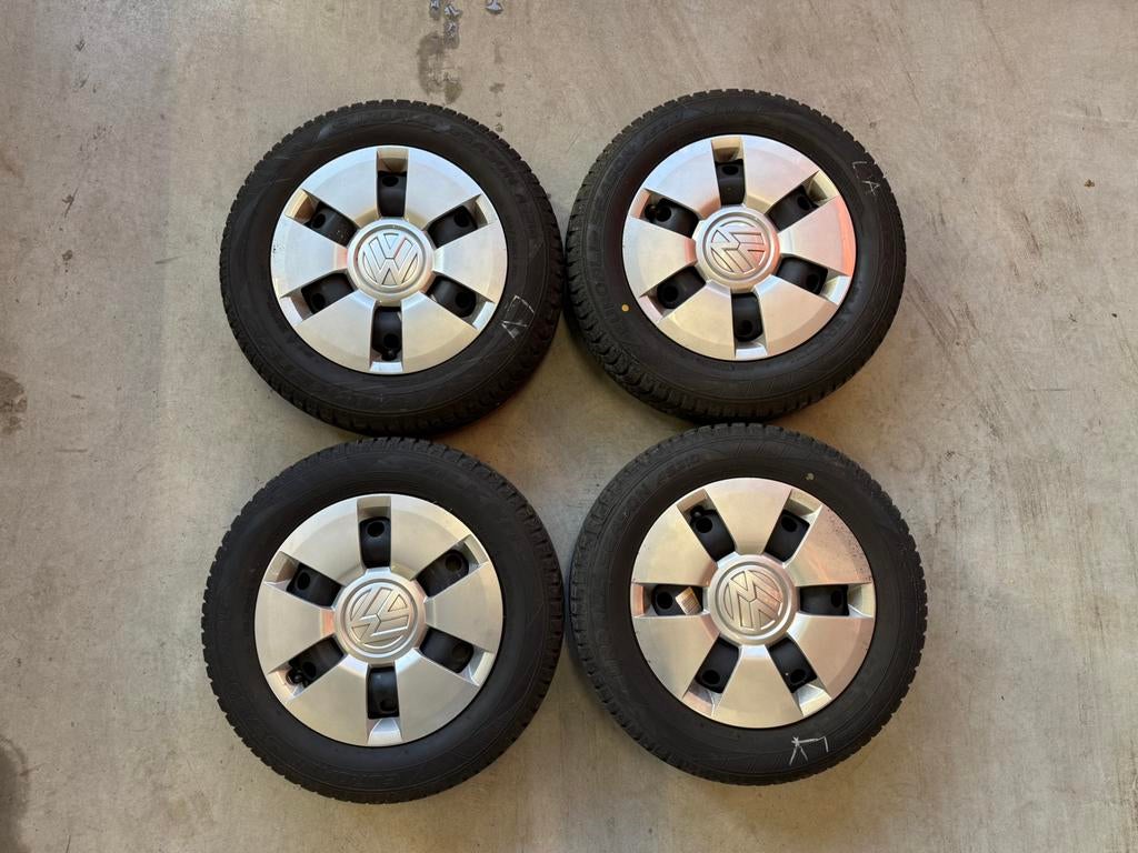 Setje All-Season Falken Banden 165/70 R14 Volkswagen Up, 14 inch, Gebruikt, Ophalen of Verzenden, All Season