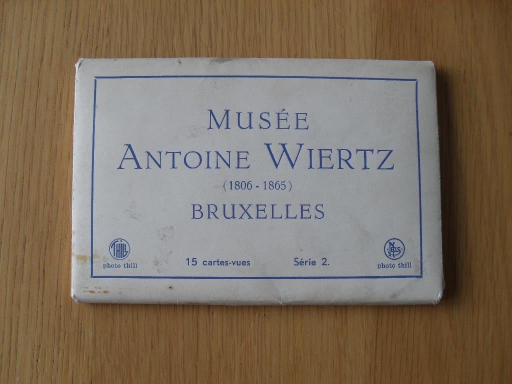 15 ansichtkaarten van Musée Antoine Wiertz Brussel, Ophalen of Verzenden, België en Luxemburg