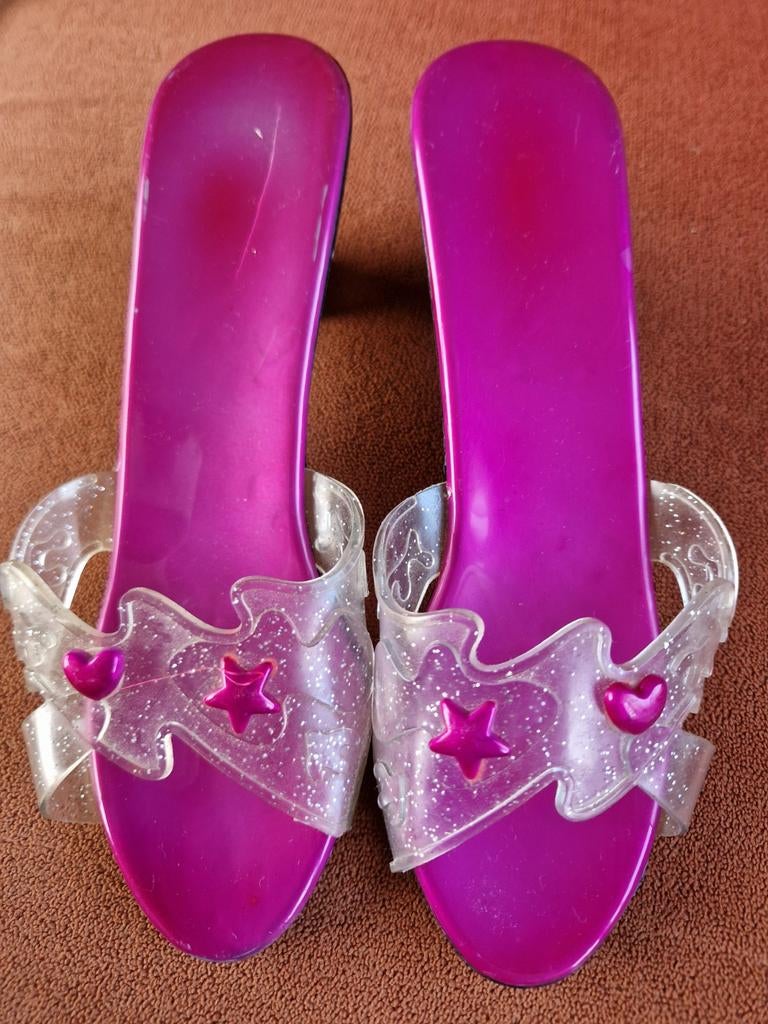 Prinsessenschoentjes met hakje, Kinderen en Baby's, Ophalen of Verzenden, Gebruikt, Meisje