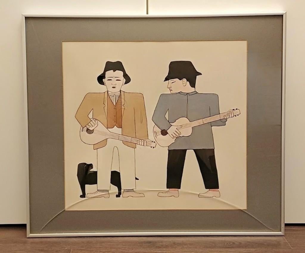 Bart van der Leck - de muzikanten - the musicians, Ophalen