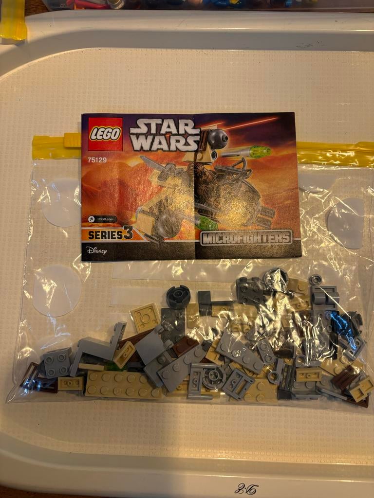 Lego Star Wars 75129 Microfighters Wookiee Gunship, Ophalen of Verzenden, Gebruikt, Losse stenen, Lego