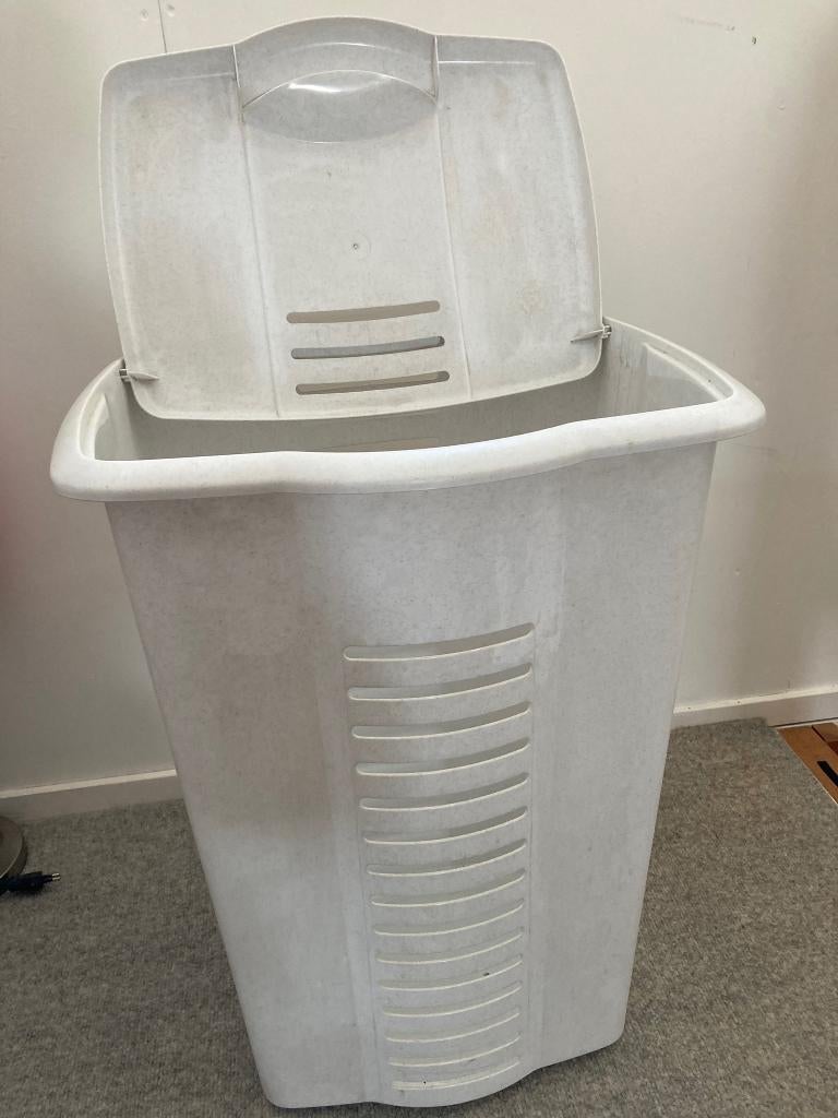 Lichtgrijze wasbox - merk Curver, Ophalen, Gebruikt, Grijs, Overige typen