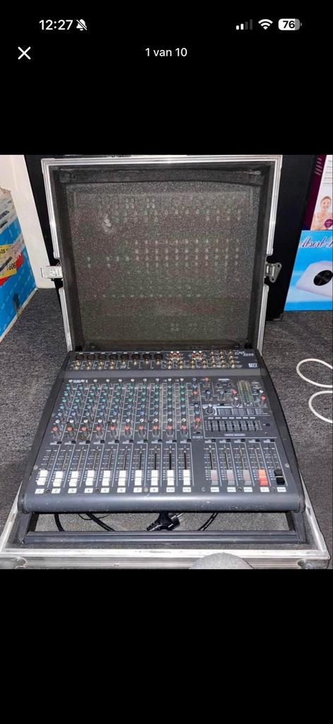 EMX 2000 Powered Mixer - Gebruikt, Muziek en Instrumenten, Mengpanelen, Ophalen, Gebruikt, 5 tot 10 kanalen, Microfooningang