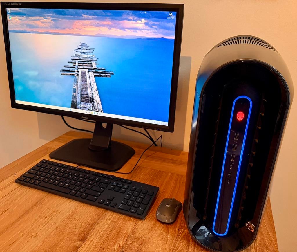 Alienware Aurora R10 en 4K monitor (compleet gamesysteem), Computers en Software, Desktop Pc's, 32 GB, Zo goed als nieuw, 2 TB