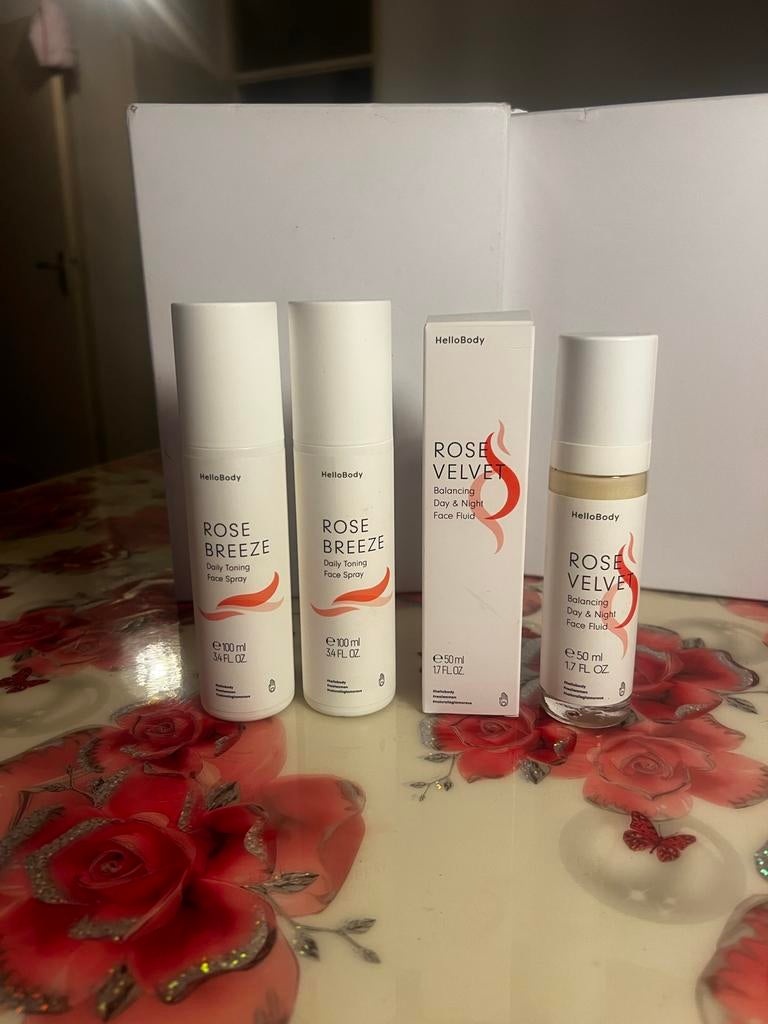 HelloBody - Rose Breeze & Rose Velvet, Verzenden, Nieuw, Gehele gezicht, Verzorging