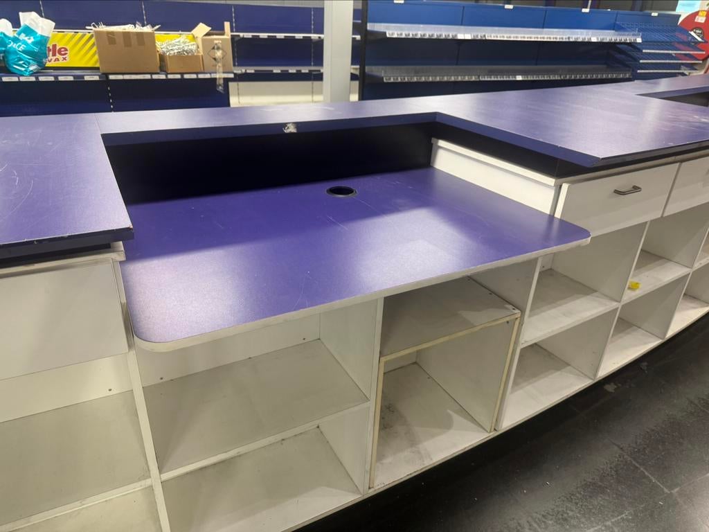 Prachtige half ronde balie,s, Zakelijke goederen, Kantoor en Winkelinrichting | Kantoormeubilair en Inrichting, Ophalen, Overige typen