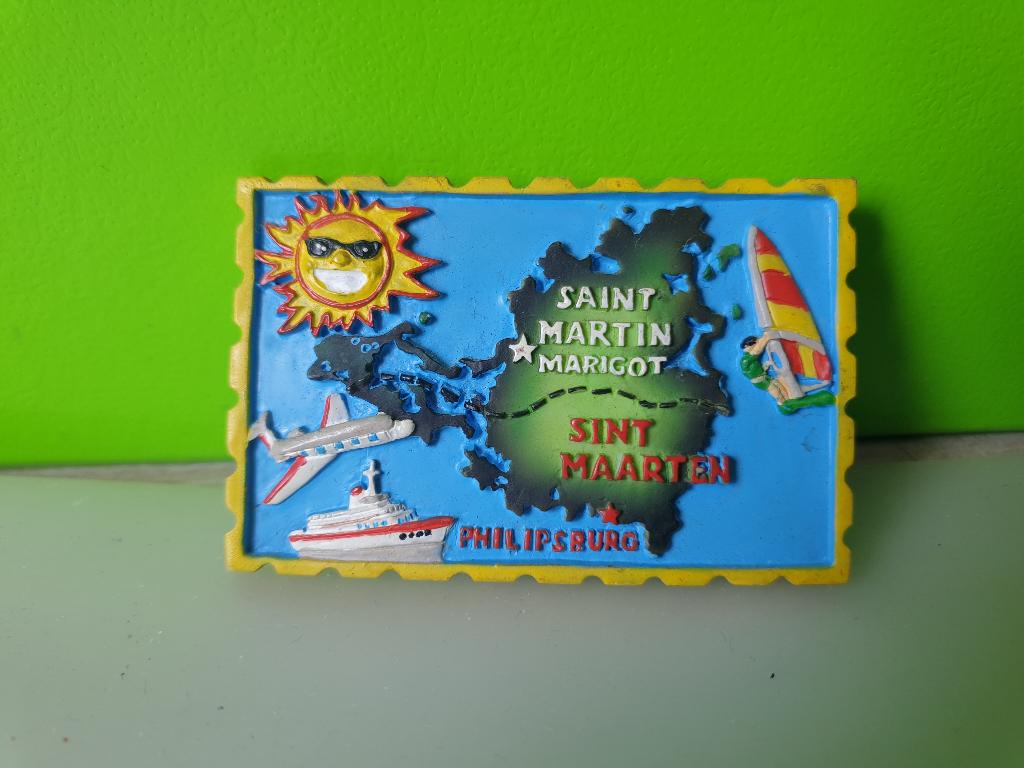 Magneet - Saint Martin - Sint Maarten, Verzamelen, Ophalen of Verzenden, Gebruikt
