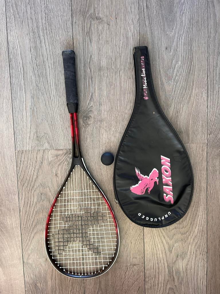 Saxon Squash Racket – Licht gebruikt, Ophalen of Verzenden, Zo goed als nieuw