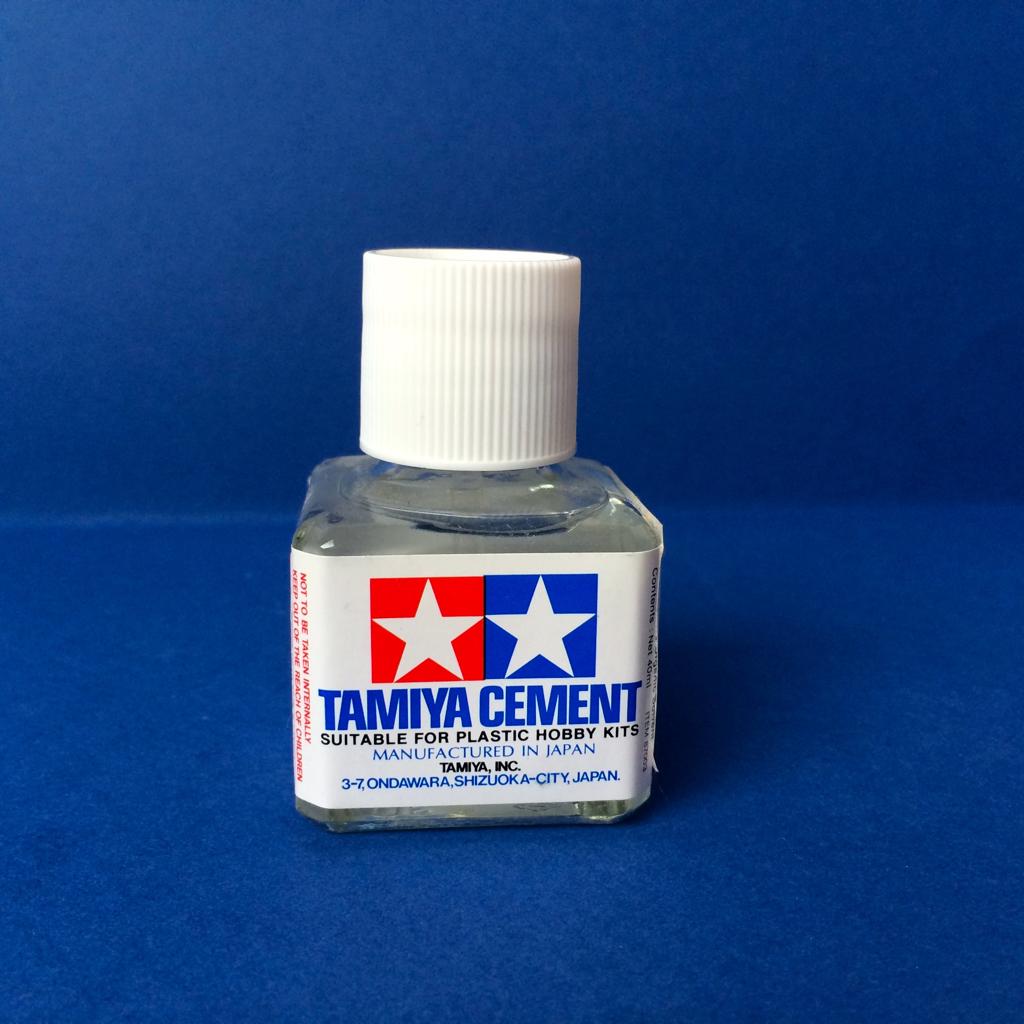 Tamiya	87003	Tamiya Cement (Plasticlijm) 40ml met kwast, Verzenden, Nieuw, Groter dan 1:32