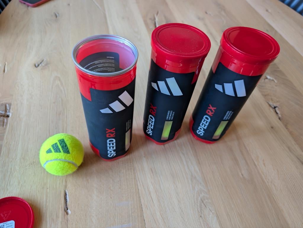 Adidas Padel SPEED RX Ballen - 8 stuks, Adidas, Ballen, L00, Ophalen of Verzenden