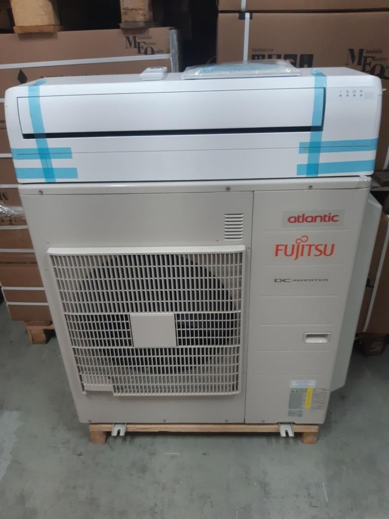 Fujitsu 10/12 kw warmtepomp multisplit 5 poorts, Witgoed en Apparatuur, Airco's, Zo goed als nieuw, Wandairco, 100 m³ of groter