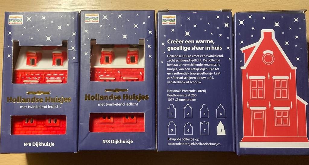 Hollands Huisjes Postcodeloterij nr 8 Dijkhuisje diverse, Diversen, Kerst, Ophalen of Verzenden, Zo goed als nieuw