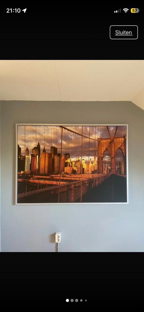 Ikea Wandschilderij New York, Ophalen