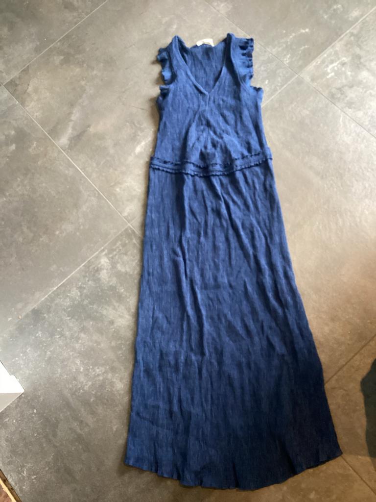 Jurk van H&M - Blauw - Maat 42, Kleding | Dames, Jurken, Blauw, Maat 42/44 (L), Ophalen of Verzenden, Zo goed als nieuw