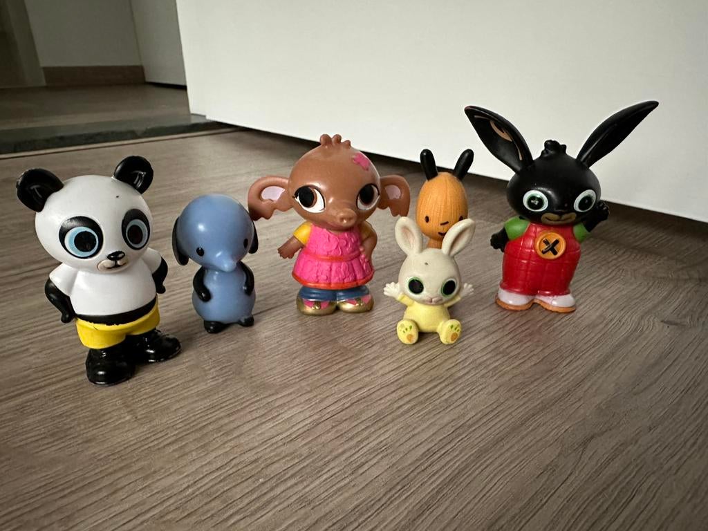 Bing & z’n vriendjes speelfiguren set, Ophalen, Zo goed als nieuw