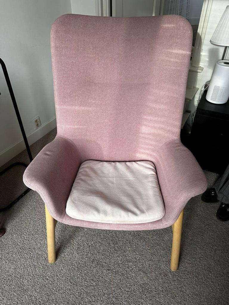 Roze stoel ikea, Ophalen, Overige kleuren, Eén