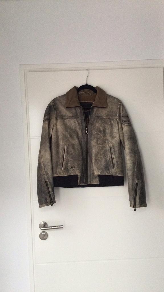 Pall Mall zware lederen piloten jas maat M unisex, Ophalen of Verzenden, Zo goed als nieuw