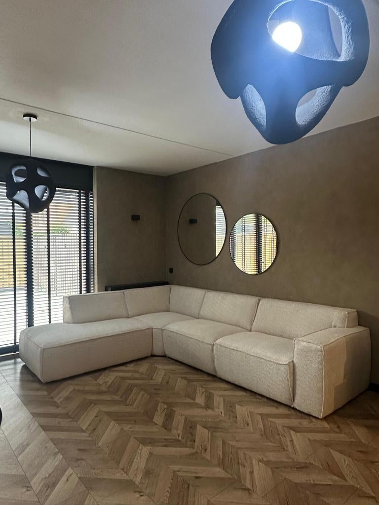 Teddy Ricardo Bankstel Lounge Chair Hoekbank Voorraad SALE, Hoekbank, Ophalen of Verzenden, Metaal, 150 cm of meer