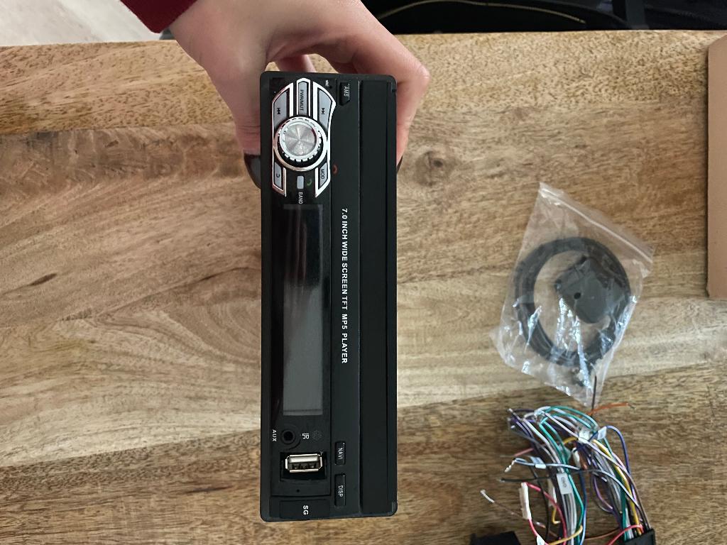 MP5 FM receiver radio zwart, Ophalen, Zo goed als nieuw, Radio