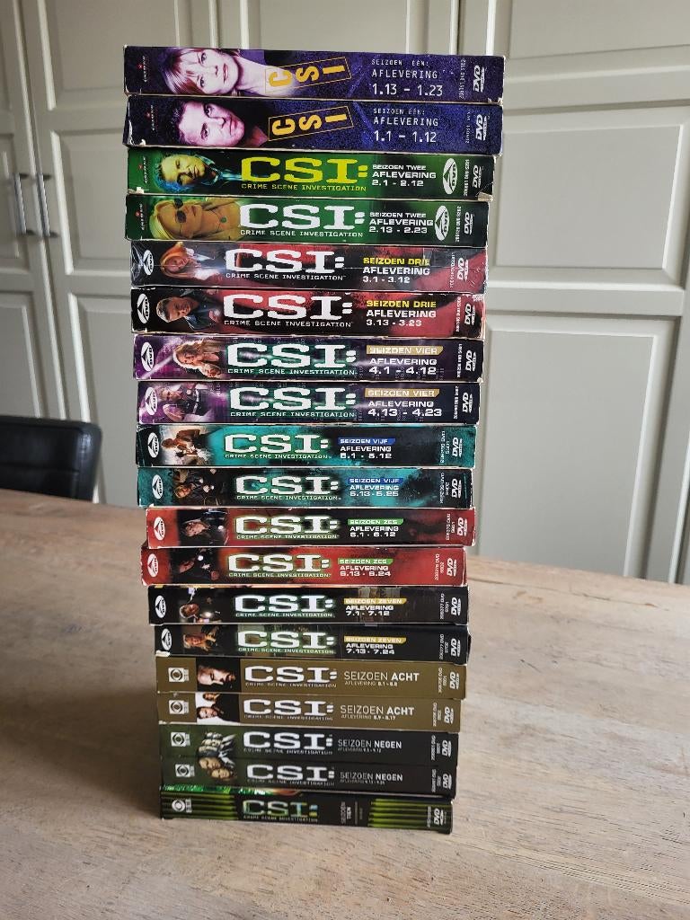 DVD CSI Las Vegas seizoen 1,2,3,4,5,6,7,8,9 compleet!, Vanaf 12 jaar, Ophalen of Verzenden, Zo goed als nieuw, Actie en Avontuur