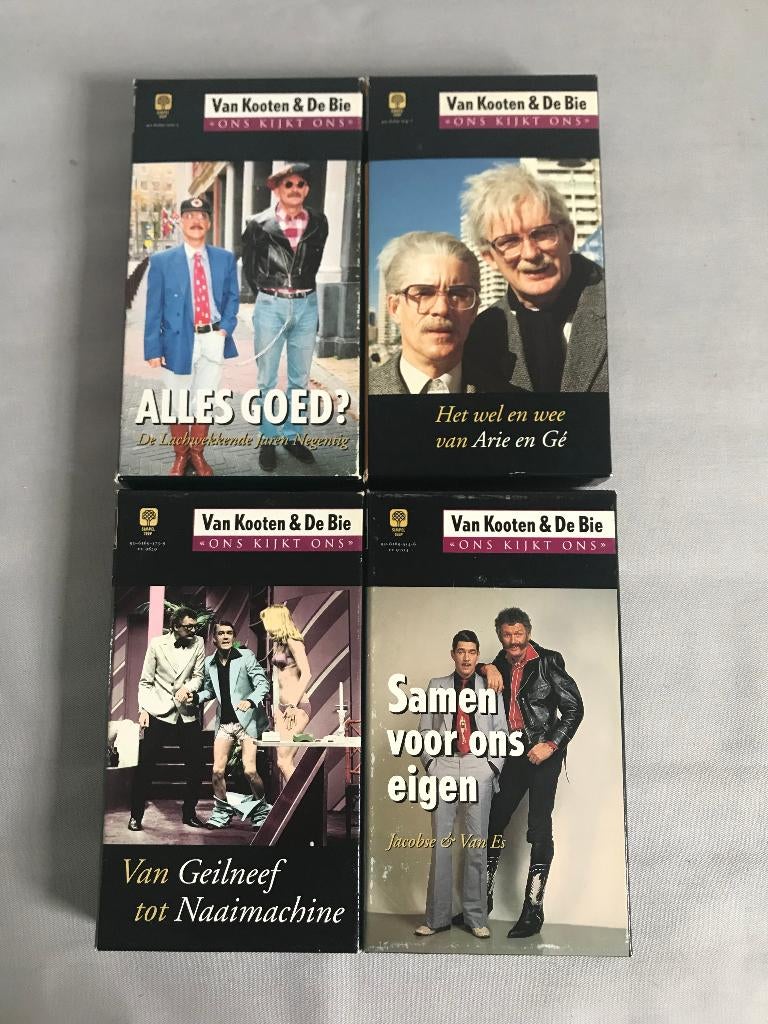 van Kooten & de Bie ons Kijkt ons VHS banen, Alle leeftijden, Ophalen of Verzenden, Zo goed als nieuw, Tv-serie of Tv-programma