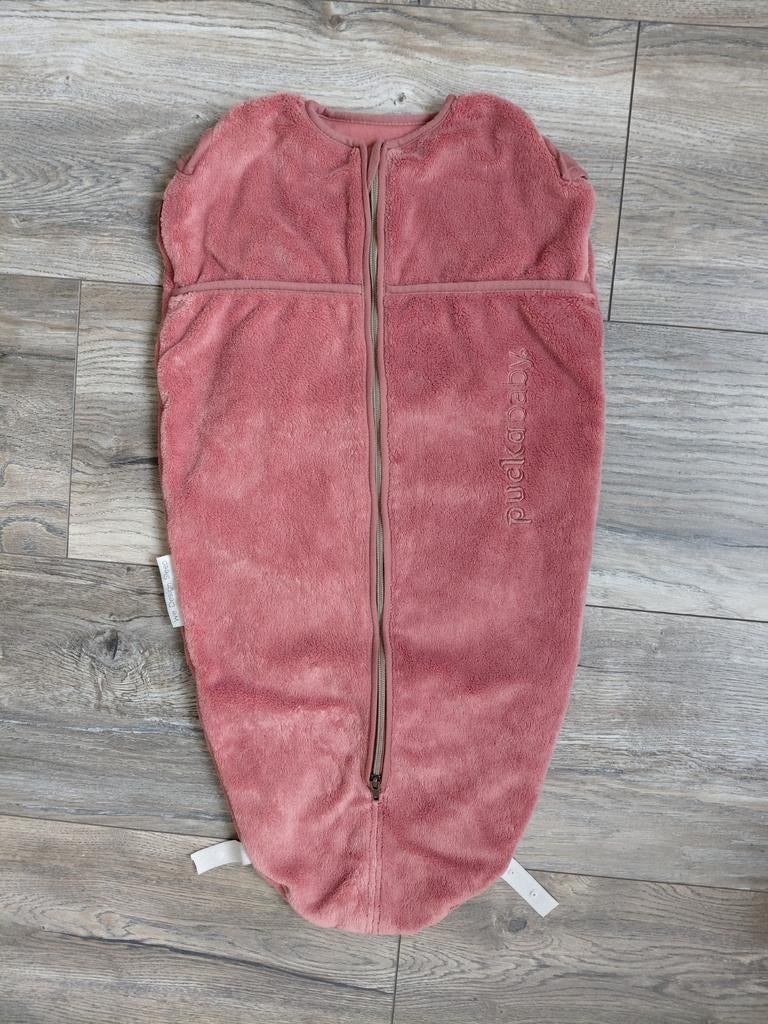 Puckababy mini, teddy Earth, zeer goede staat, Ophalen of Verzenden, Zo goed als nieuw, Minder dan 70 cm, Bakerzak of Bakerdoek