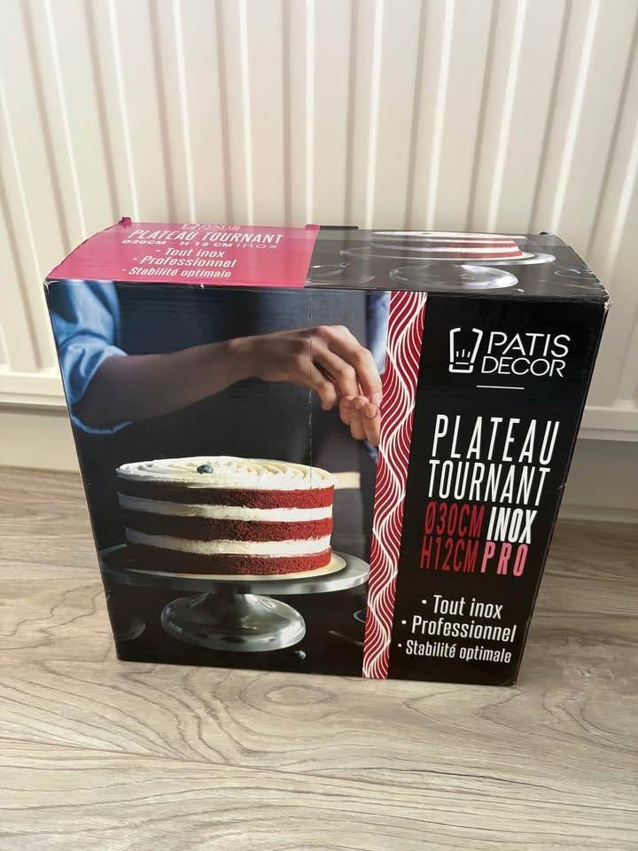Cake turnplate, Ophalen of Verzenden, Zo goed als nieuw