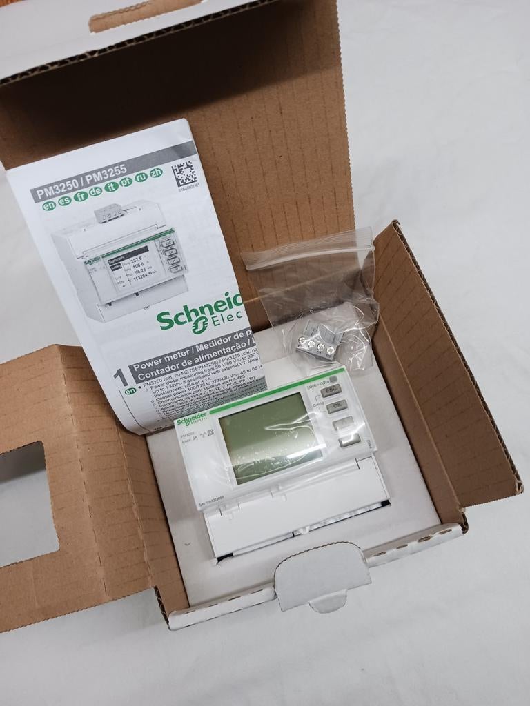 NIEUWE ▪︎ Energiemeter ▪︎ Kwh-meter ▪︎ Schneider PM3250, Verzenden, Nieuw