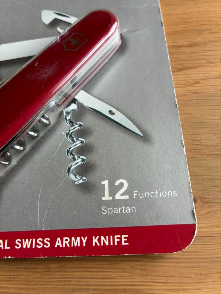 Victorinox Spartan Zwitsers Zakmes - 12 Functies, Ophalen of Verzenden, Nieuw
