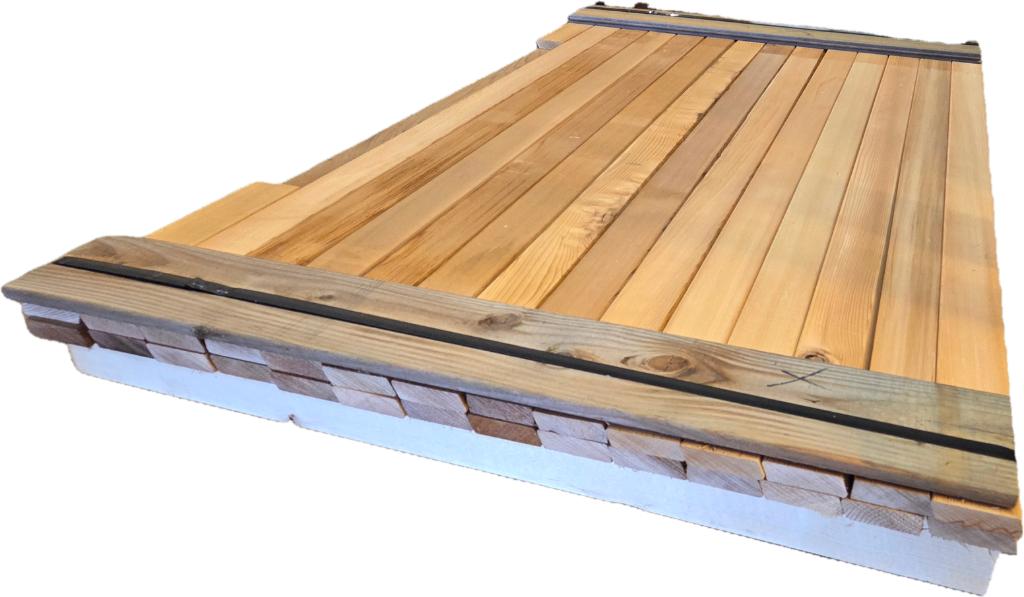 2.59 m² Red Cedar Rhombus profiel - nr: HP138, Ophalen, Planken, Nieuw, Hardhout