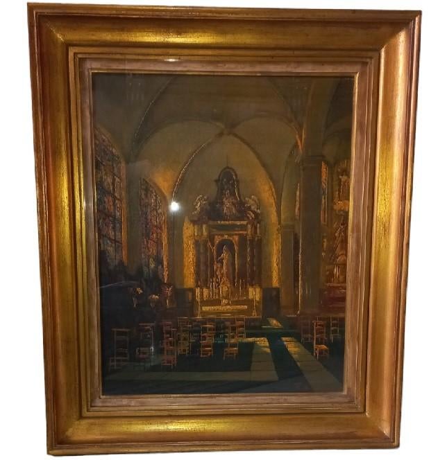 Raoul Pharasyn (1908-1991) kerkinterieur., Ophalen