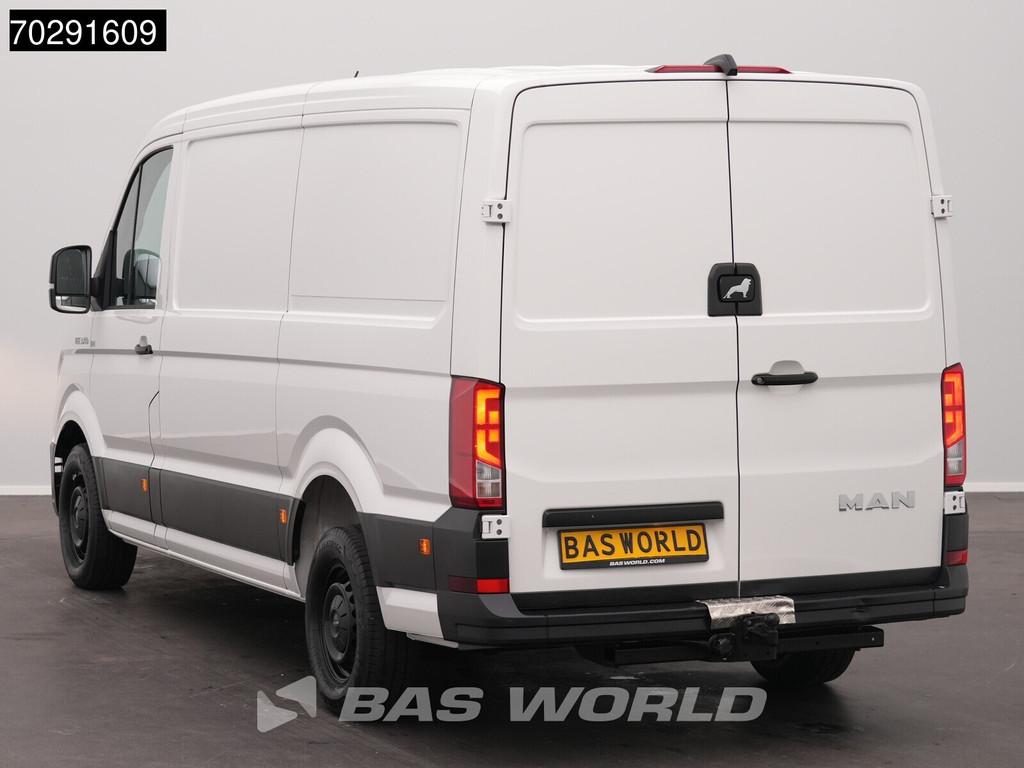 MAN TGE 3.140 BPM Vrij 140PK L3H2 Trekhaak Airco Cruise Came, Auto's, Stof, Gebruikt, Euro 6, 4 cilinders