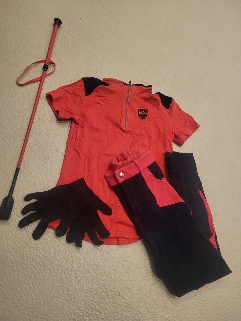 Paardrijkleding en laarzen, Dieren en Toebehoren, Paardrijkleding, Ophalen, Gebruikt, Schoeisel