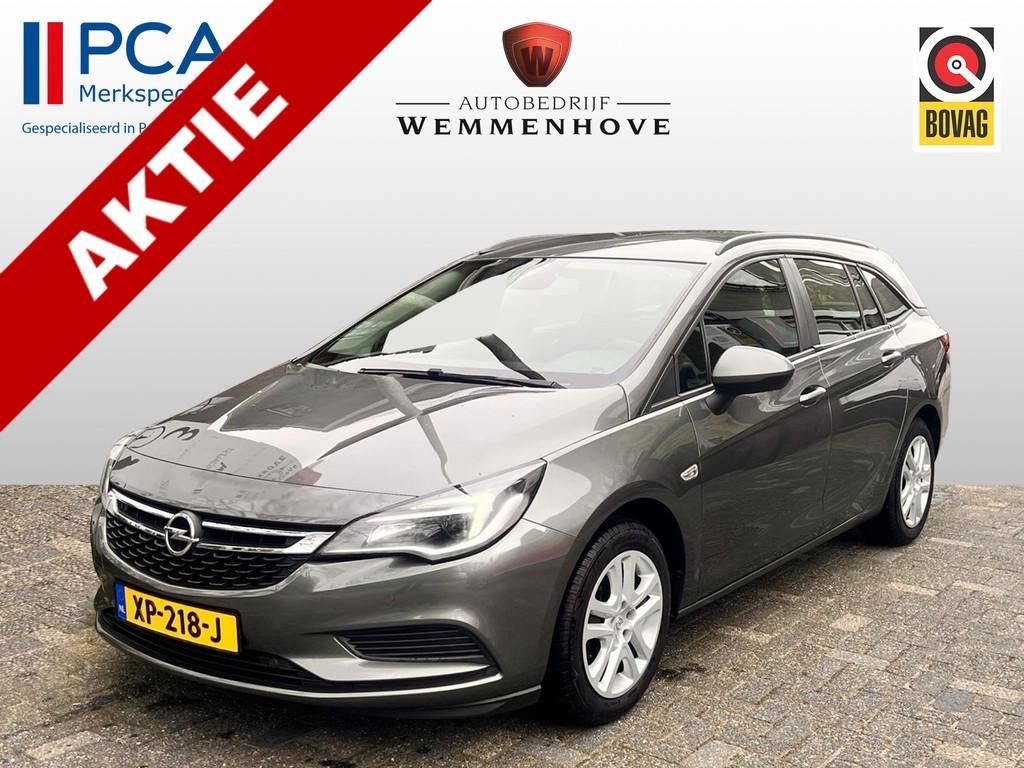Opel Astra Sports Tourer 1.0 Turbo Online Edition (bj 2019), Auto's, Voorwielaandrijving, Stof, Gebruikt, 1178 kg