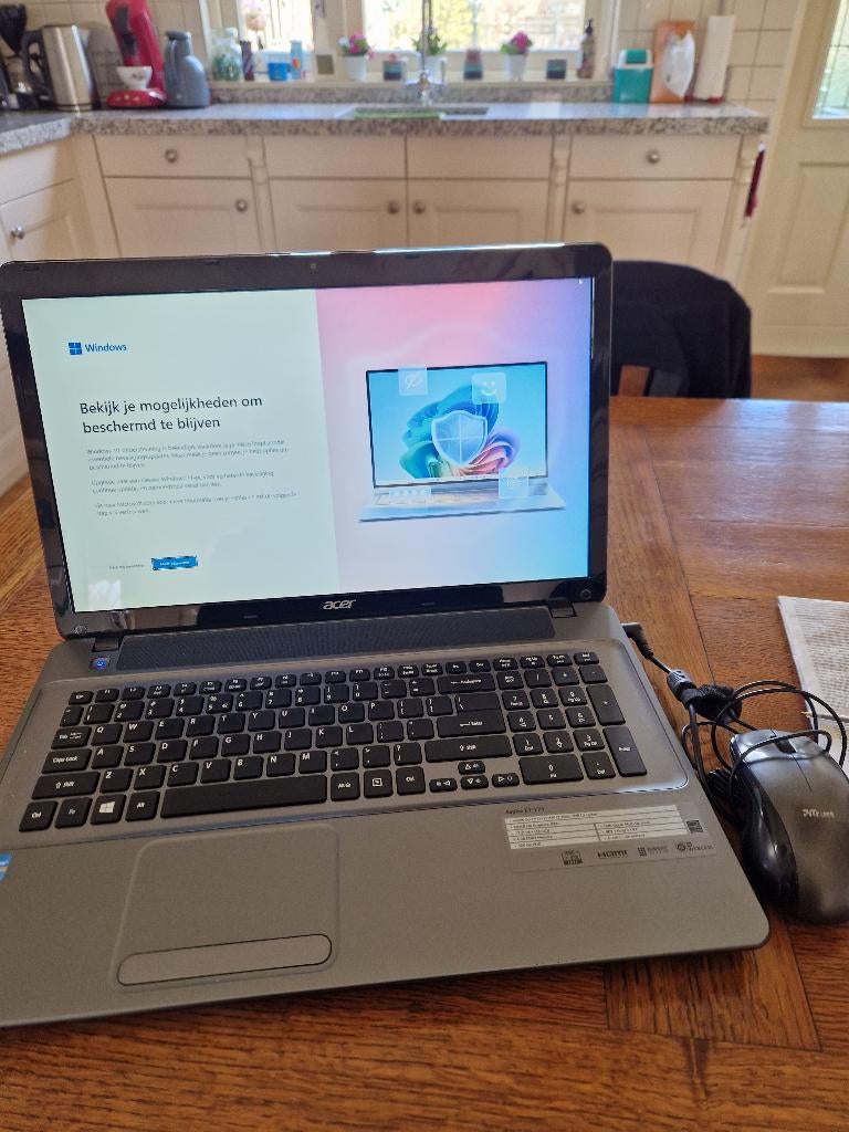 Acer laptop 17,3 inch, Gebruikt, 2 tot 3 Ghz, Qwerty, Ophalen of Verzenden