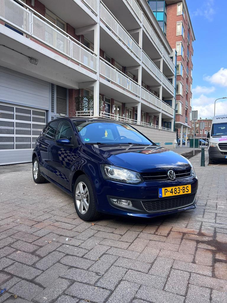 Volkswagen Polo 1.2 51KW 2014 Blauw, Auto's, Voorwielaandrijving, 967 kg, Blauw, 1198 cc